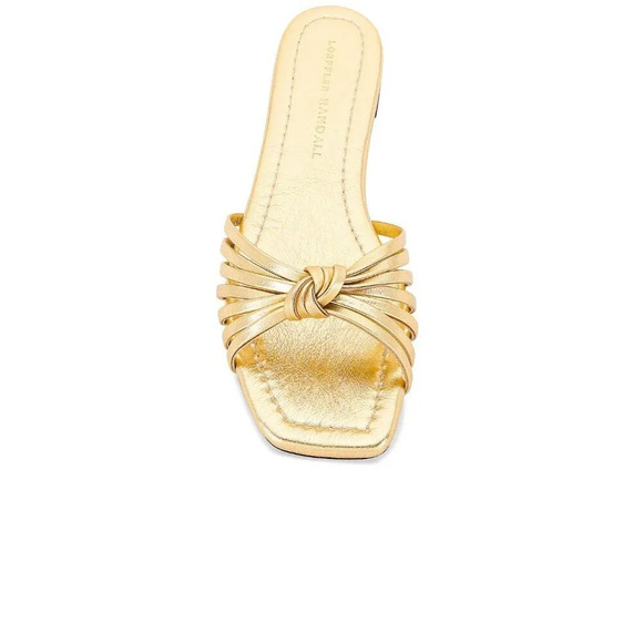 Loeffler Randall Gold Sandals - Picture 12 of 16